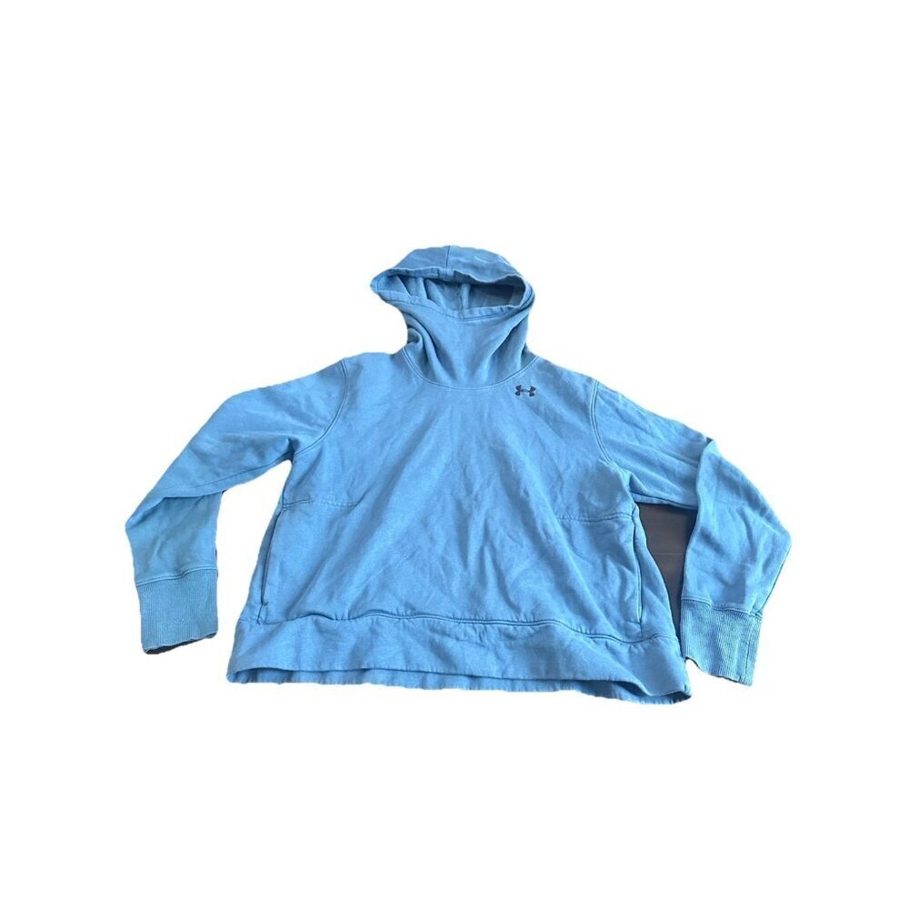 Under Armour Cowl Hoodie Jacket Pull-on Blue Women's Size Xl Loose Fit
